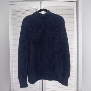 J. Crew Navy Blue Rollneck Sweater